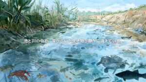 外来種が広がる池や川で、在来種が静かに姿を消していく水辺の風景