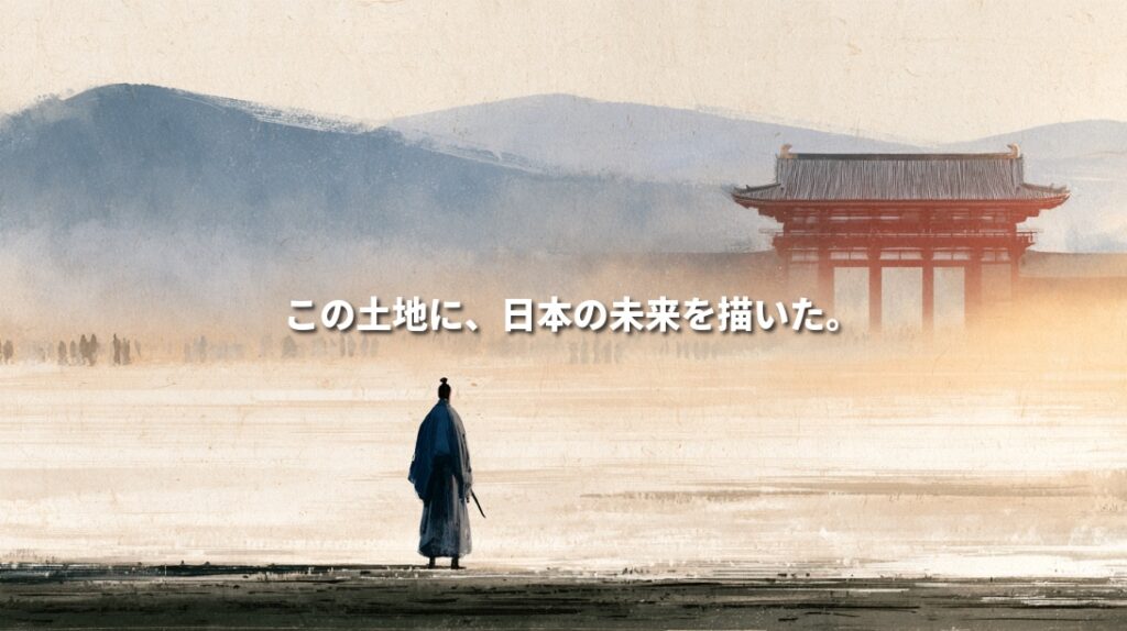 この土地に、日本の未来を描いた。